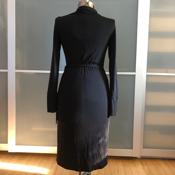 Banana Republic Black Wrap Dress - Picture 2 of 10
